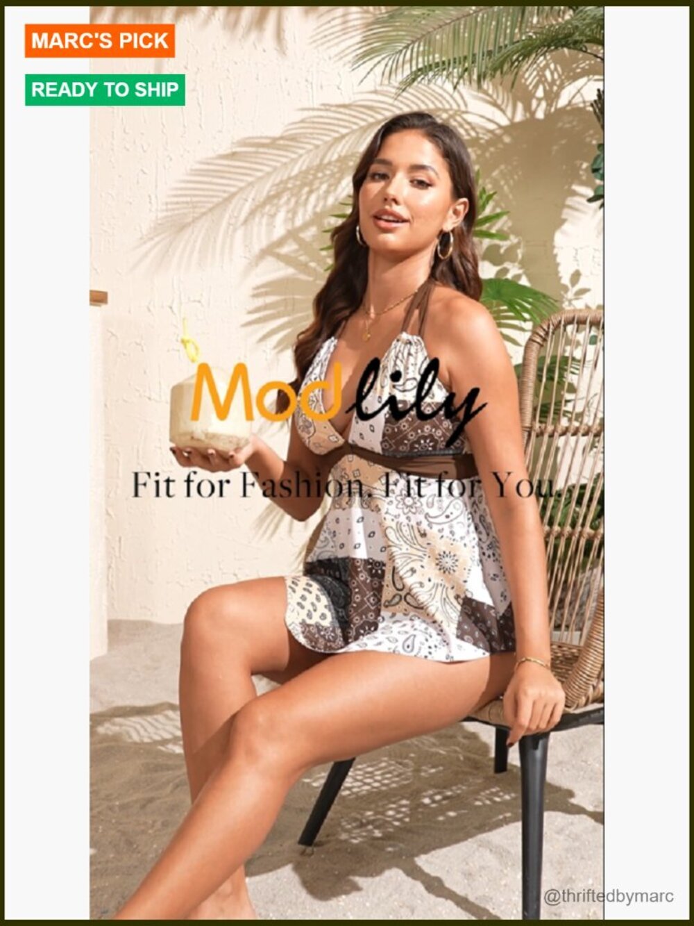 Tankini Swimsuits for Women Tummy Coverage Handkerchief Hem Top Mid Rise Briefs - Picture 7 of 7